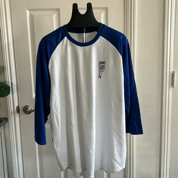 Dirt Trail Riders Sport-tek 3/4 sleeve raglan moister wicking shirt 2XL - Picture 1 of 15